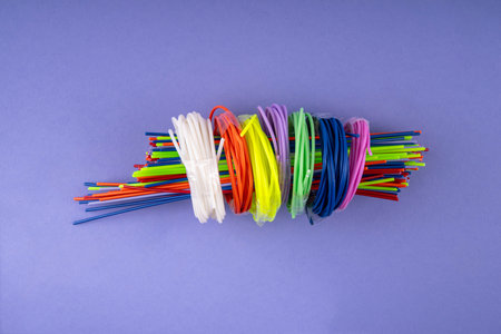 Colorful various plastic filament for 3D pen and printing