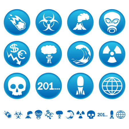 Apocalyptic iconsのイラスト素材