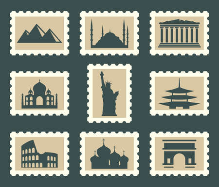 Sights setのイラスト素材