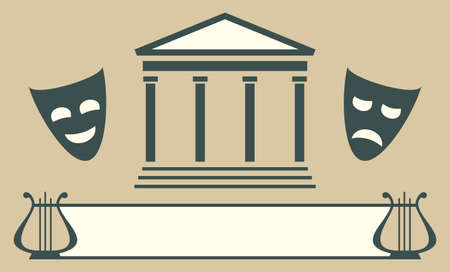 Theatre emblemのイラスト素材