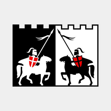 Knight on horseのイラスト素材