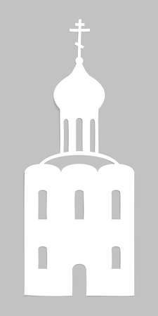 Paper russian churchのイラスト素材