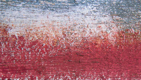 background texture white blue red wall aged cracked paintの写真素材