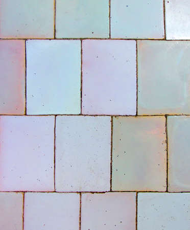 background texture stove russian tile pastel colors masonryの写真素材
