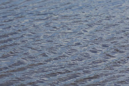 pool of water with the wind making small waves on the surface