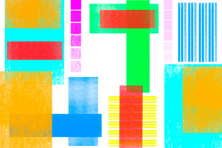 modern background with bright colours and different shapes