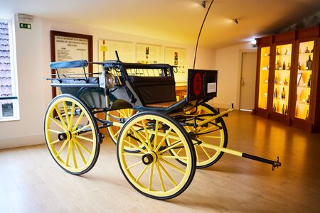 PORTO, PORTUGAL - December 10, 2018: Taylor's wine cellar museumのeditorial素材