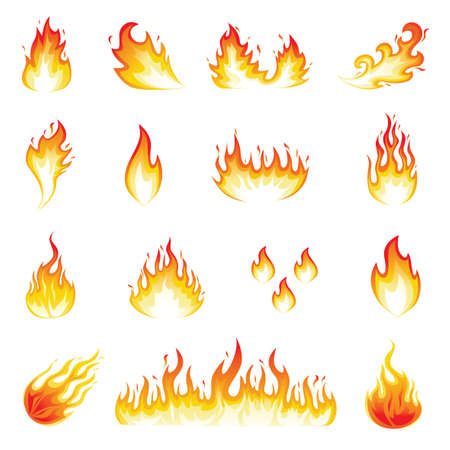 Fire Flamesのイラスト素材