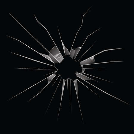 Broken Glass Illustrationのイラスト素材