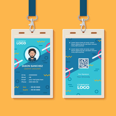 Modern Creative ID Card Templateのイラスト素材