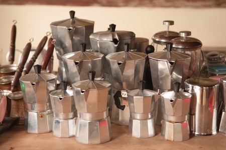 Italian coffee makerの写真素材