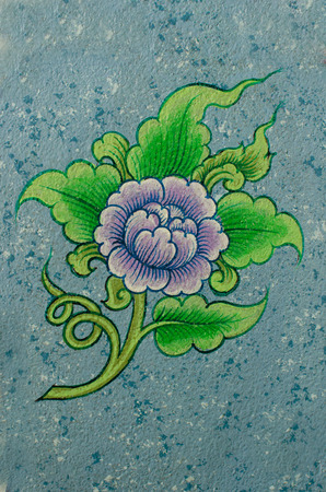 Pattern thai ancient art of asiaの写真素材