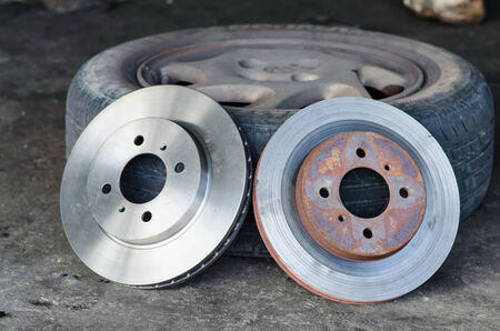 brake discsの写真素材