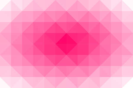 abstract pink and whith background with triangles and square 3d vectorのイラスト素材