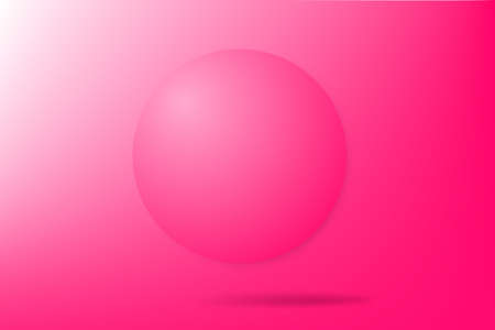 3d pink colored sphere backgroundの写真素材