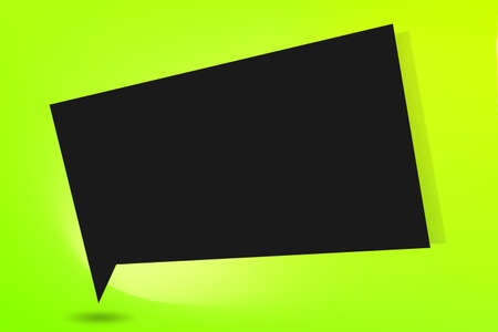 black and green speech bubble background 3dの写真素材