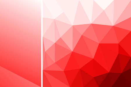 Red abstract background polygon. Geometric backdrop.のイラスト素材