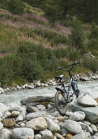 mountain bikesの写真素材