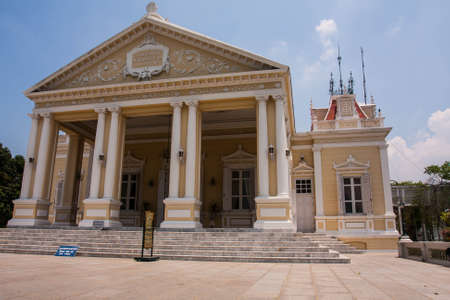Building in palace at ayuthaya ,Thailandの写真素材