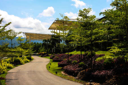 Way to indoor gardenの写真素材