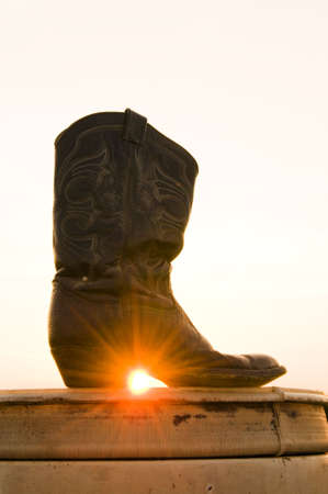 cowboy bootの写真素材