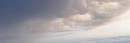 Beautiful abstract pattern with blue sky with clouds on light background . Summer natural landscape....