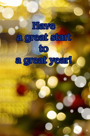 Text of wishes for family and friends on the New Year holidays. Vertical format for social media.