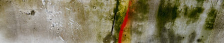 Concrete wall texture with plaster and paint, background with copy spaceの写真素材