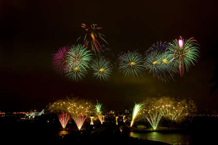 Malaysia International Fireworks Competition 2008の写真素材