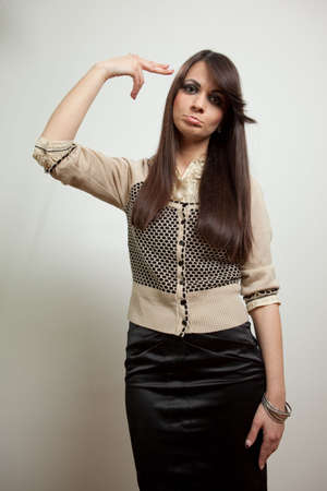 Young woman standingの写真素材