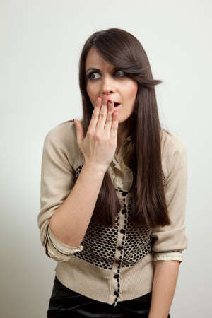 Young woman standingの写真素材