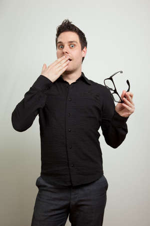 Young man standingの写真素材