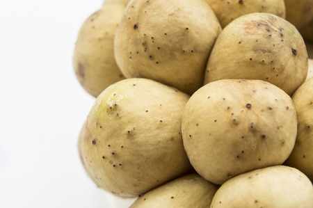 longkong langsat fruit tropical sweet tasty yellowの写真素材