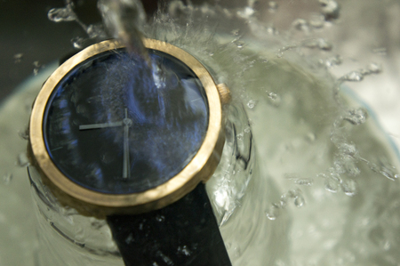 watch waterproof wet hour glass number wetの写真素材