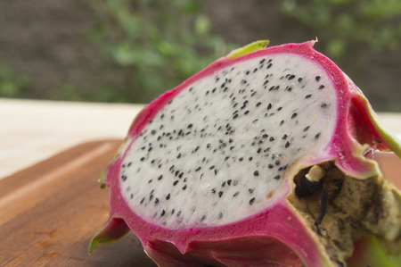 dragon fruit pitahaya pitaya tropical healthy Thaiの写真素材