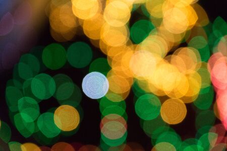 Blurred light ray defocus night glowの写真素材