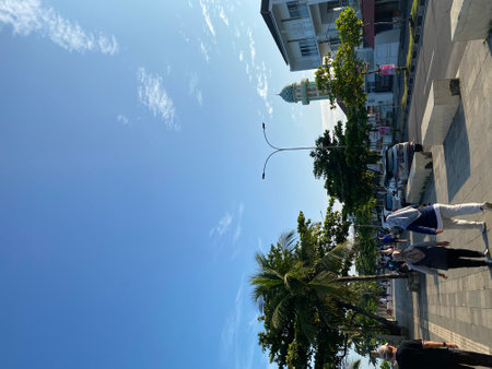View of the street in Ho Chi Minh city, Vietnam.
