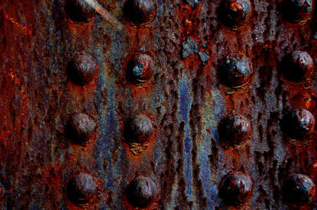 rusted steel close upの写真素材