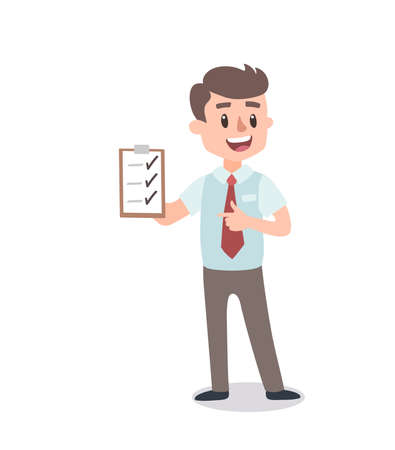 Animate character. Male personage constructor. Different man postures. Vector set personage.のイラスト素材