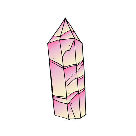 Romantic decorative isolated elements perfect for gretting card, gift paper, wedding decor.のイラスト素材
