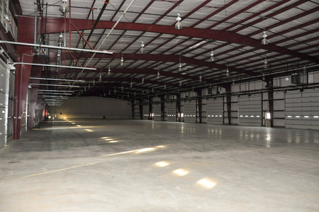 Interior of a modern warehouse.の写真素材