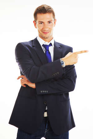 Portrait of a handsome young business manの写真素材
