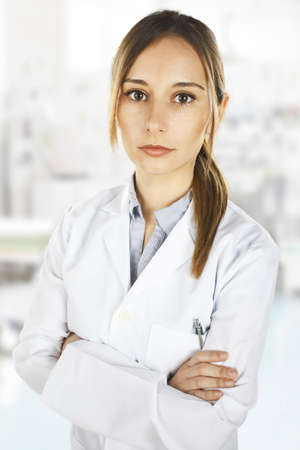 woman medical professional at hospitalの写真素材