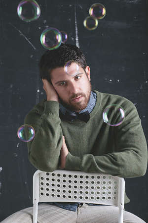 The teacher.の写真素材