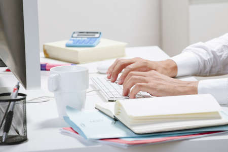 Businessman in office.の写真素材