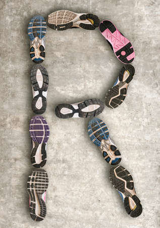 Variety of shoes の写真素材