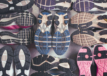 Variety of shoes の写真素材