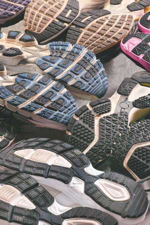 Variety of shoes の写真素材