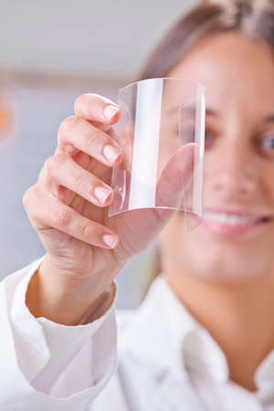 Transparent of graphene application の写真素材