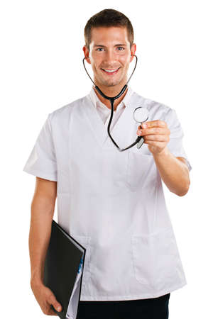 Portrait of smiling medical doctor の写真素材